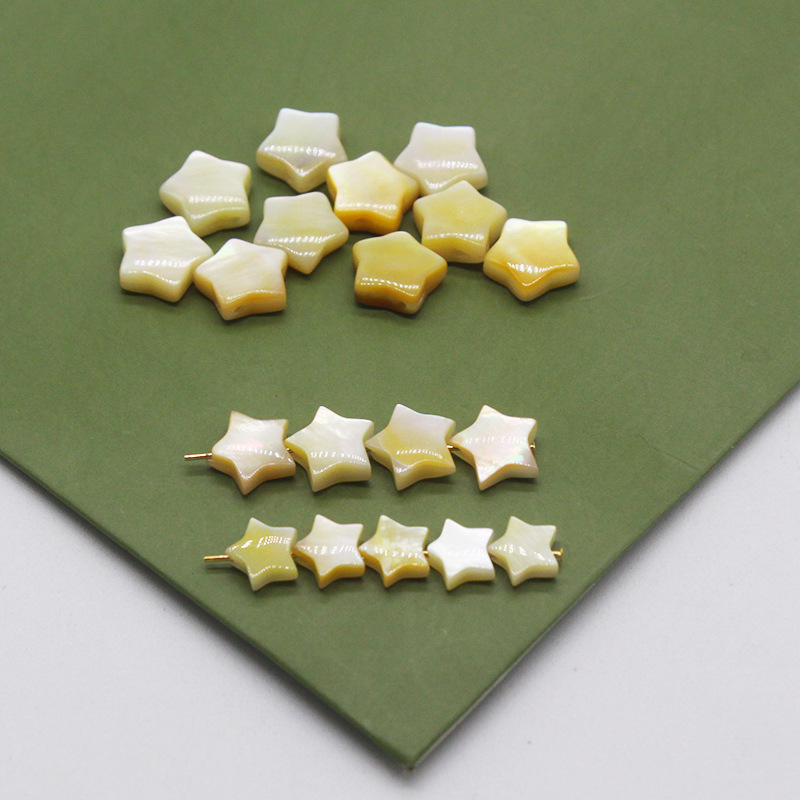 Shell Star Natural Mother-of-pearl Star Beads