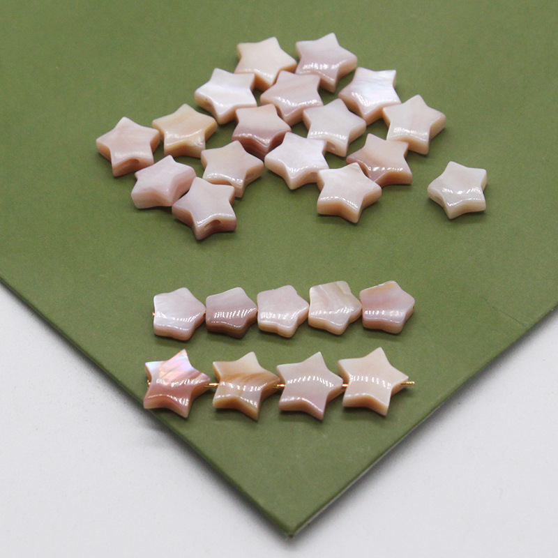 Shell Star Natural Mother-of-pearl Star Beads