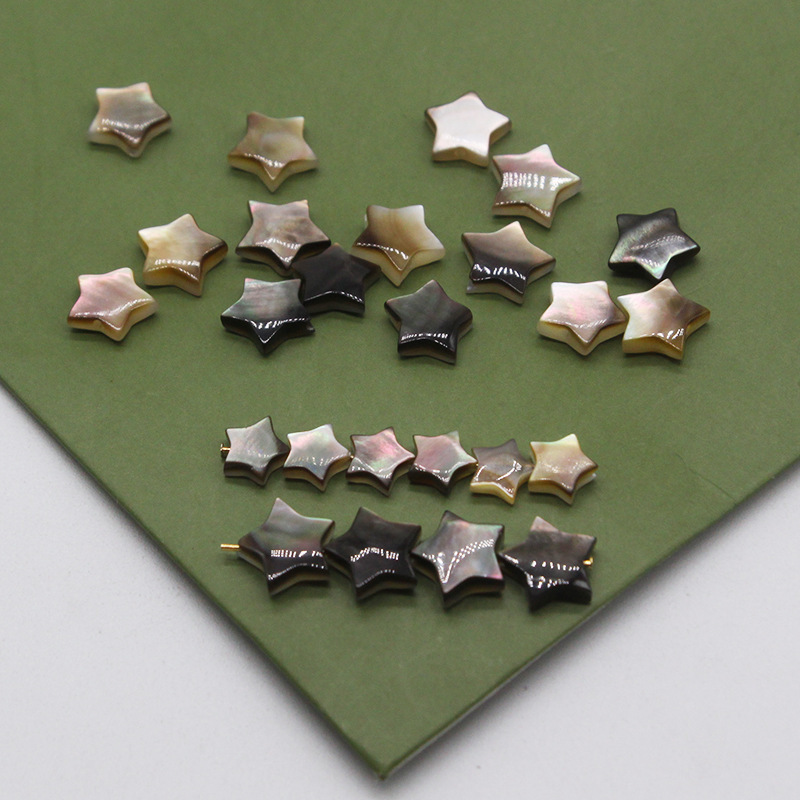 Shell Star Natural Mother-of-pearl Star Beads