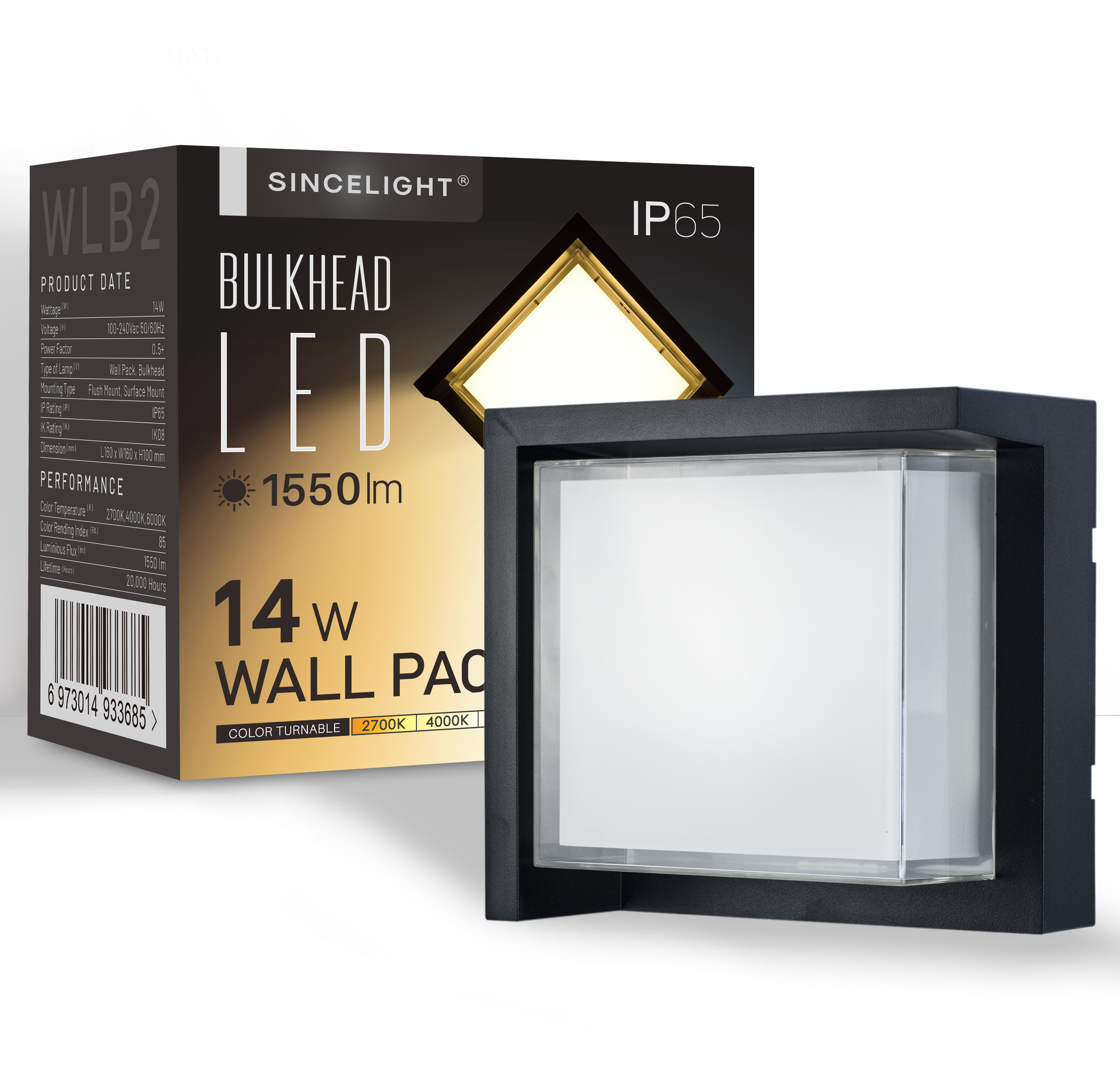 LED Wall Pack Light 14W ( WLB2 Bulkhead )