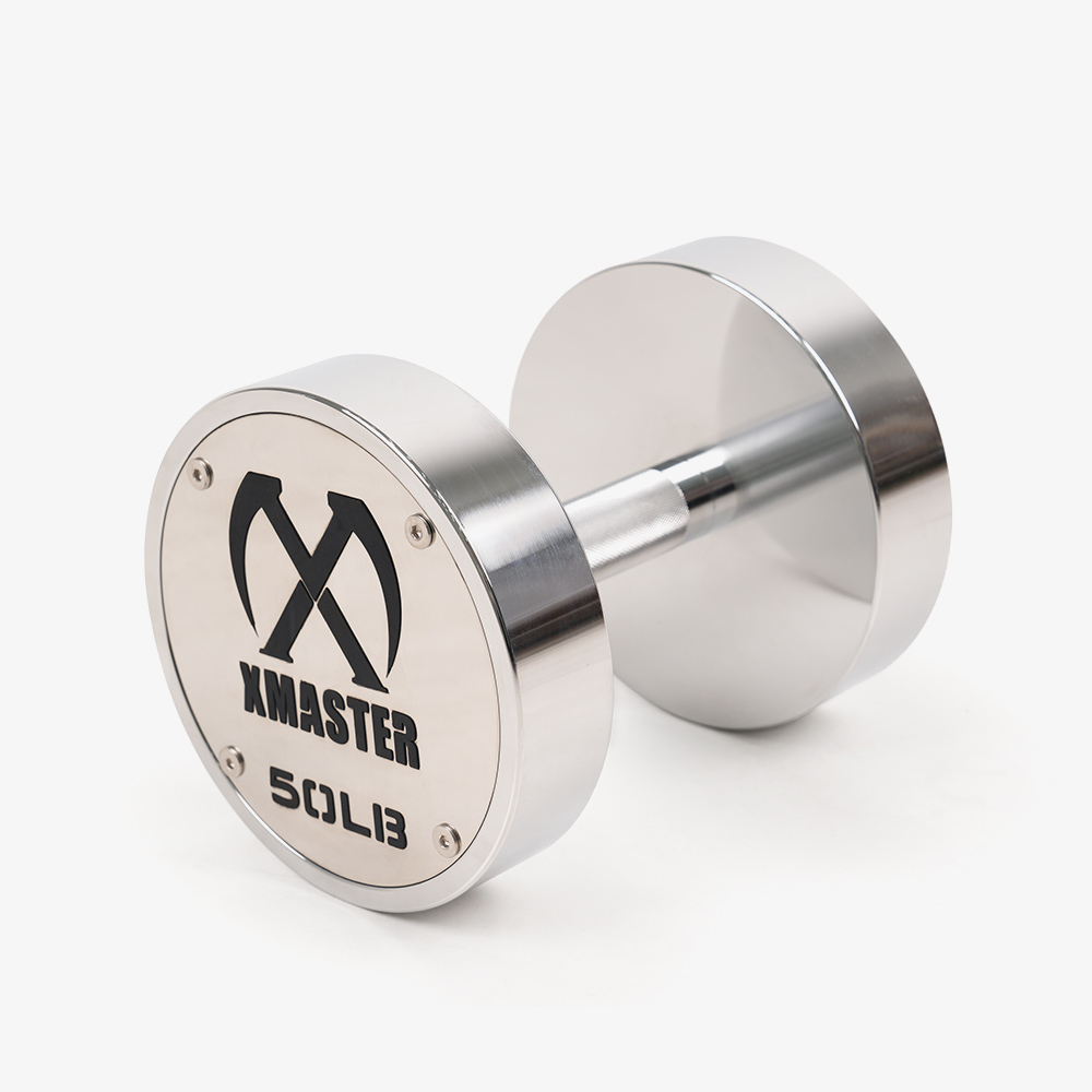 XMASTER Chrome Fixed Steel Dumbbells (set)