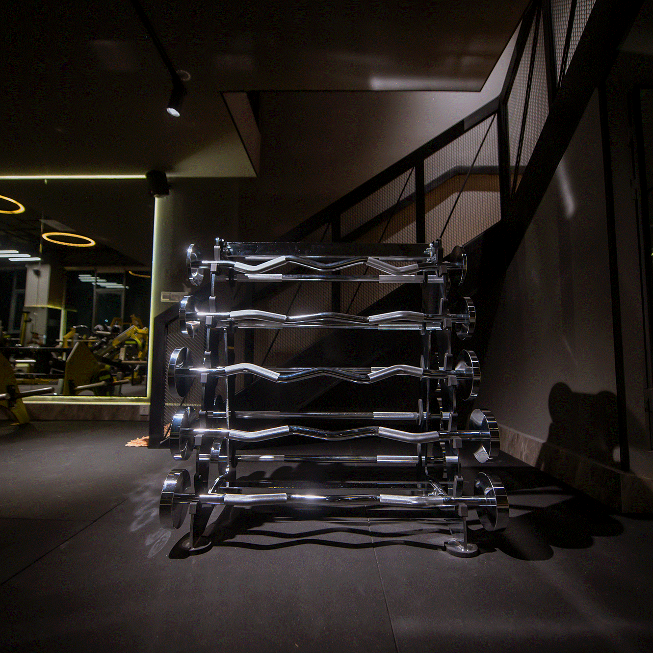 Fixed Weight Barbell Rack