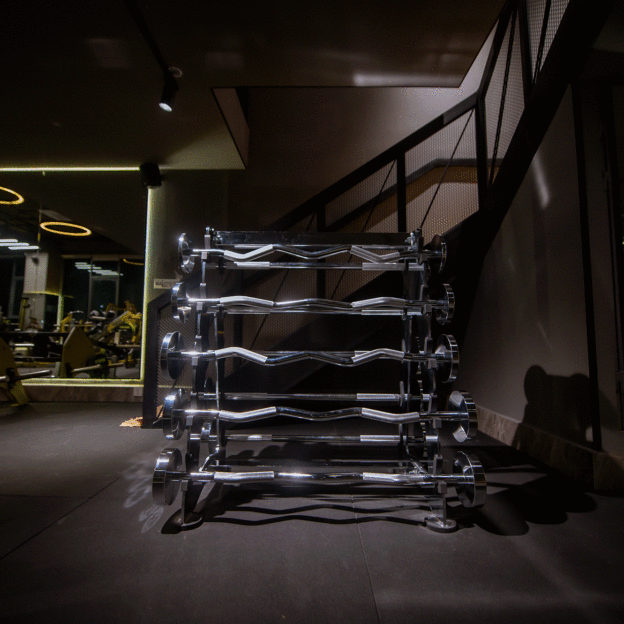 Fixed Weight Barbell Rack