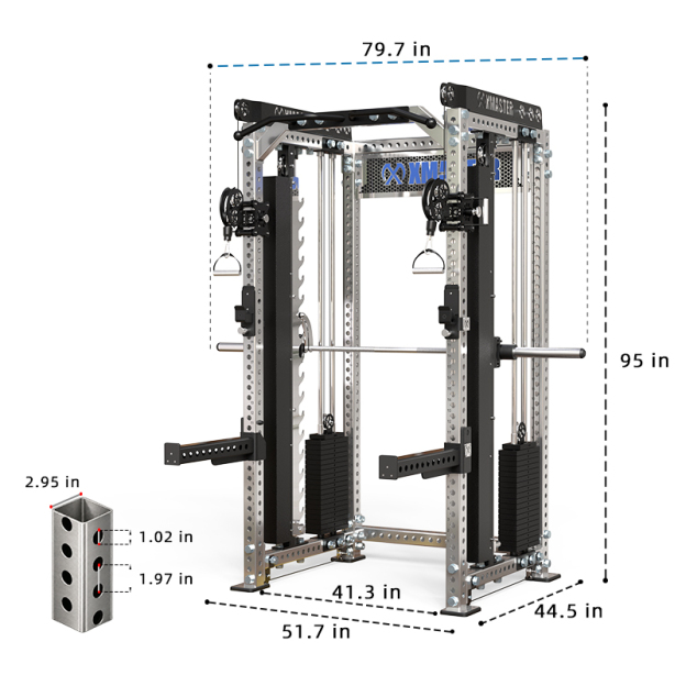 XMASTER ステンレス　10KG トレーニング Stainless Steel Functional Training Rack – XMASTER FITNESS