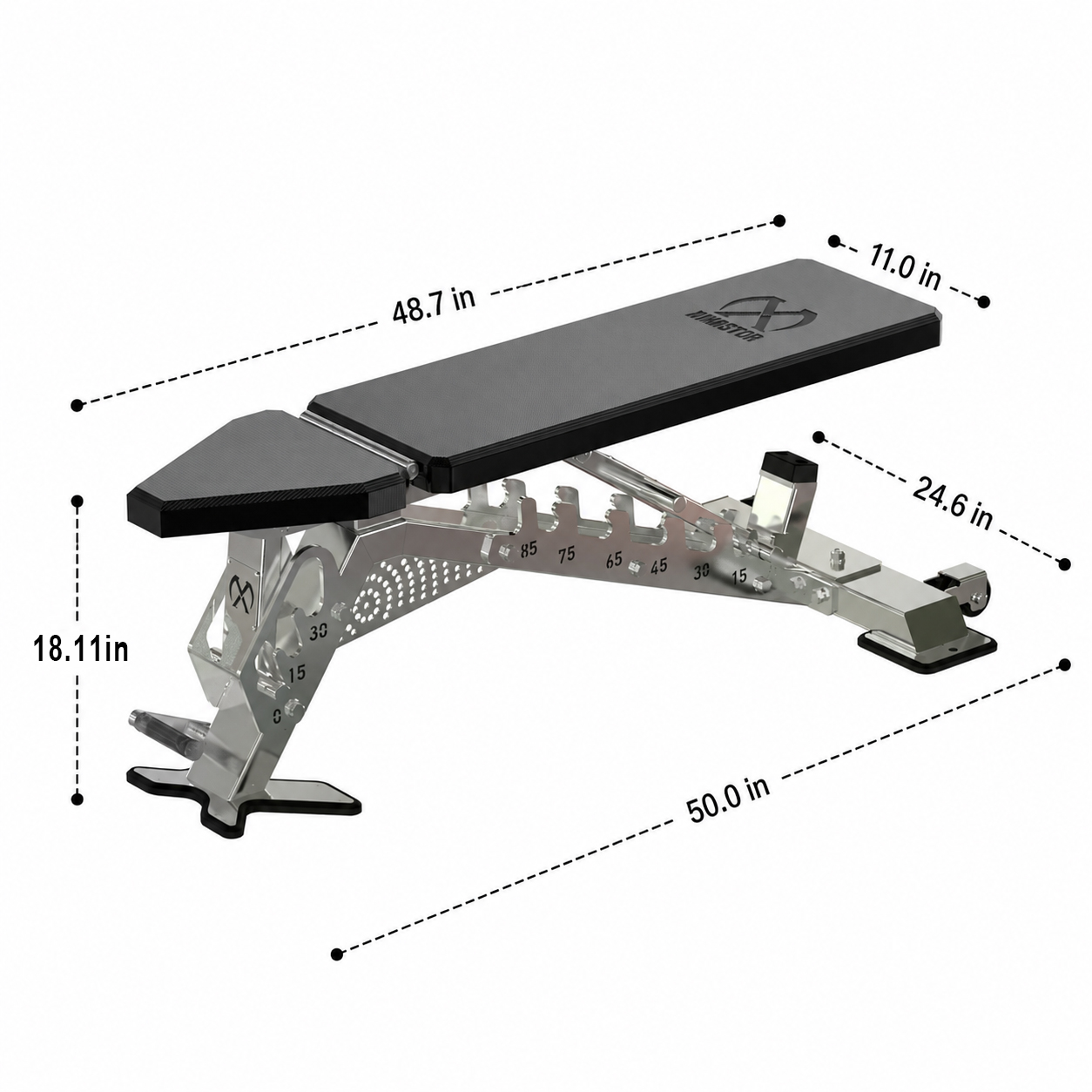 Stainless Steel Adjustable FlD Bench