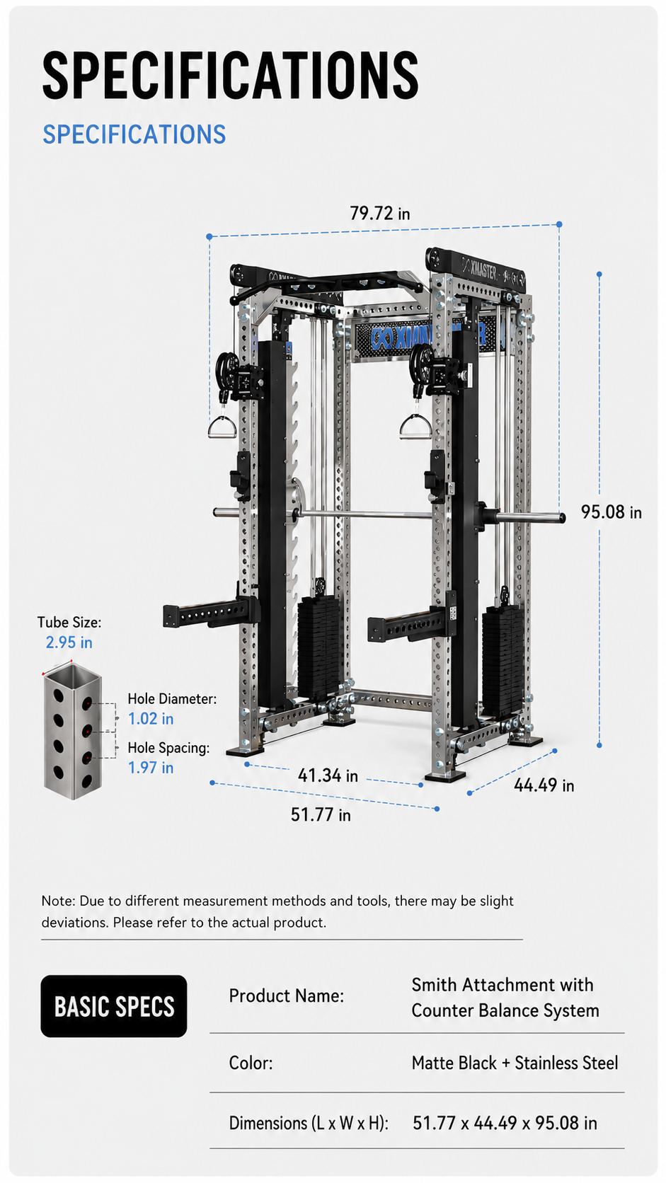 Stainless Steel Functional Training Rack – XMASTER FITNESS
