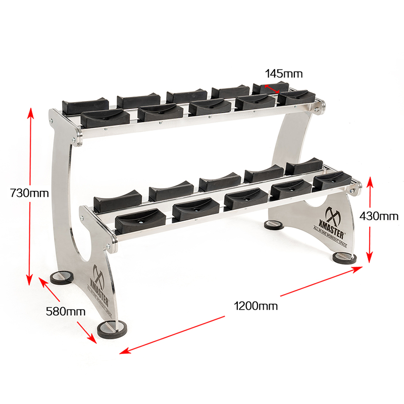 Chrome Dumbbell Rack
