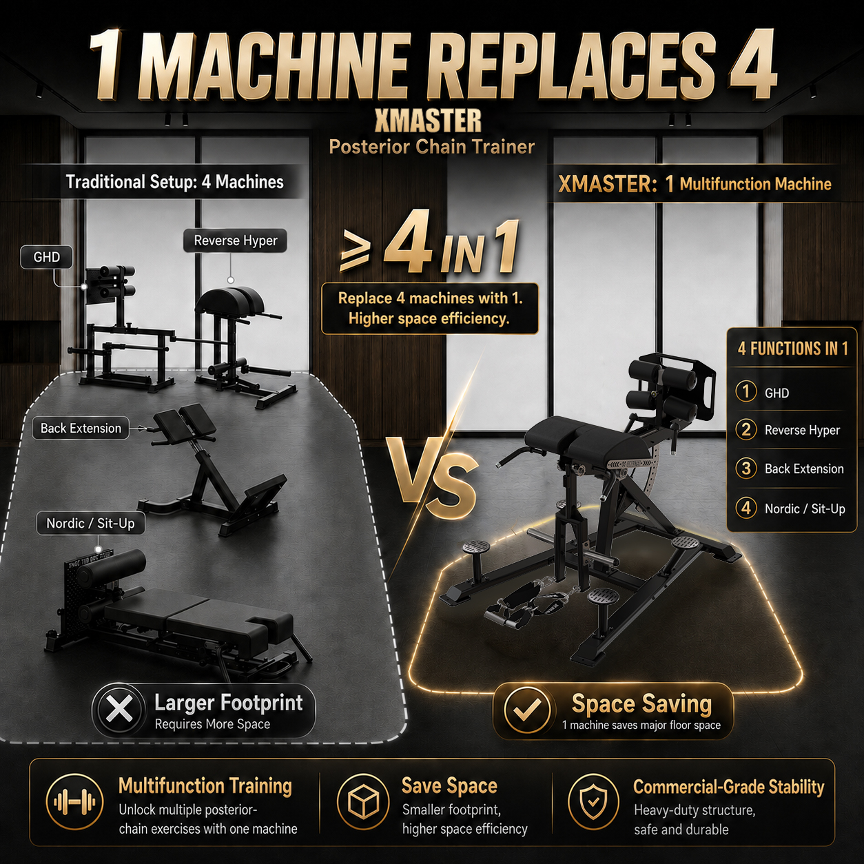 XMASTER Posterior Chain Trainer