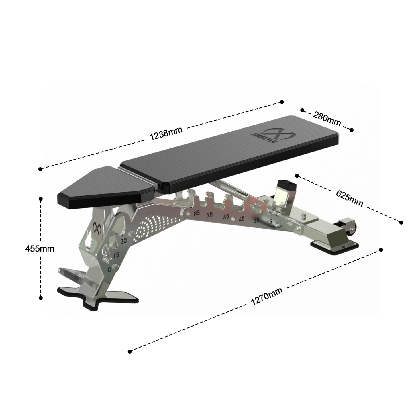 Stainless Steel Adjustable FlD Bench