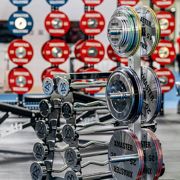 Fixed Weight Barbell Rack