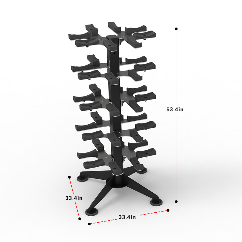 Rotating Dumbbell Rack
