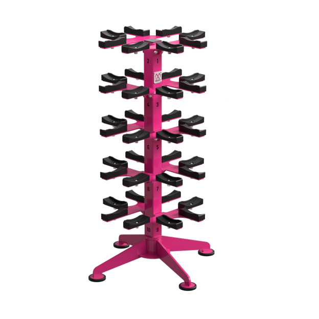 360° Rotating Dumbbell Tower