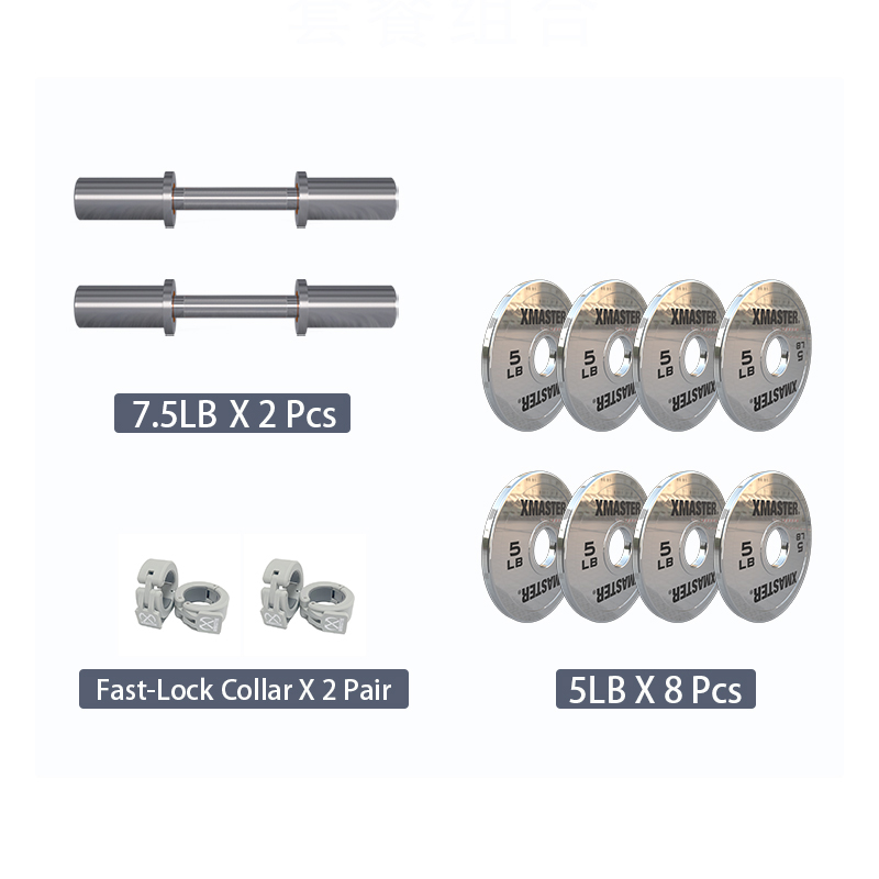 Loadable Dumbbell Kettlebell Set