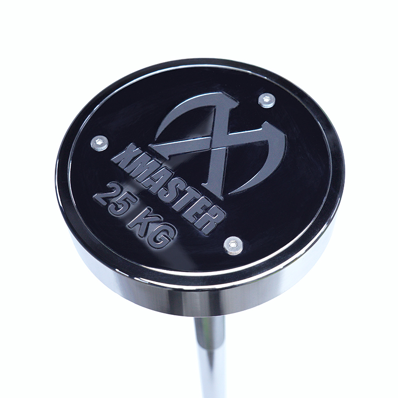 XMASTER Chromed Steel Fixed Barbell