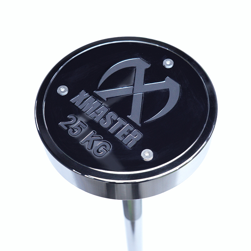 XMASTER Chromed Steel Fixed Barbell