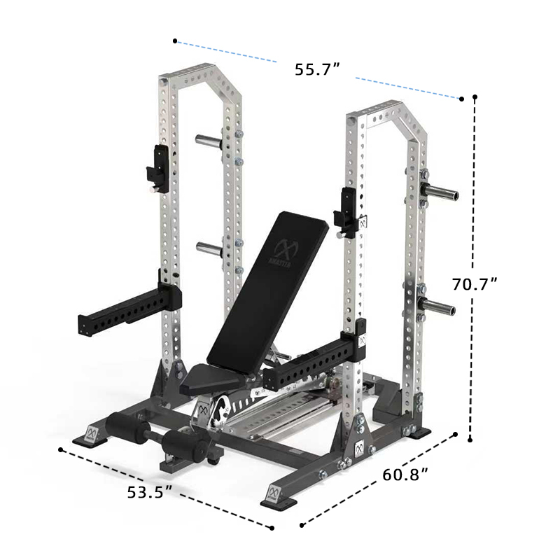 Multi-Angle Adjustable Bench Press Rack