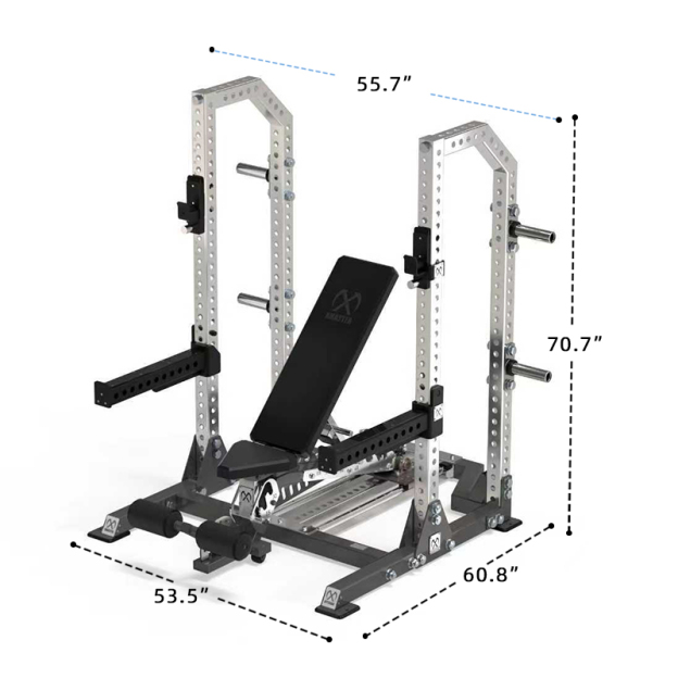 Multi-Angle Adjustable Bench Press Rack