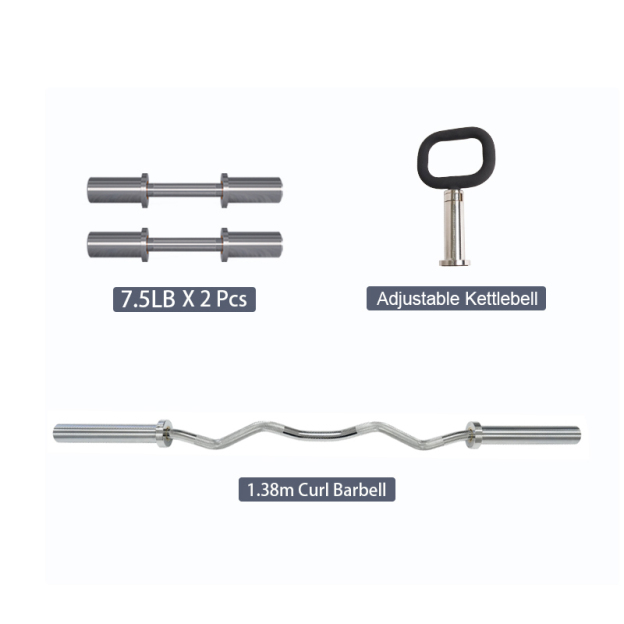 Loadable Dumbbell Kettlebell Set