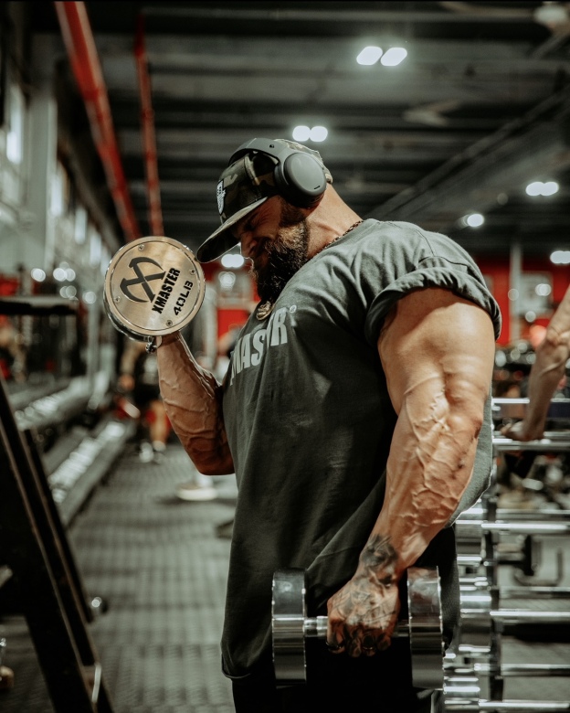 Chrome Fixed Steel Dumbbells (set)