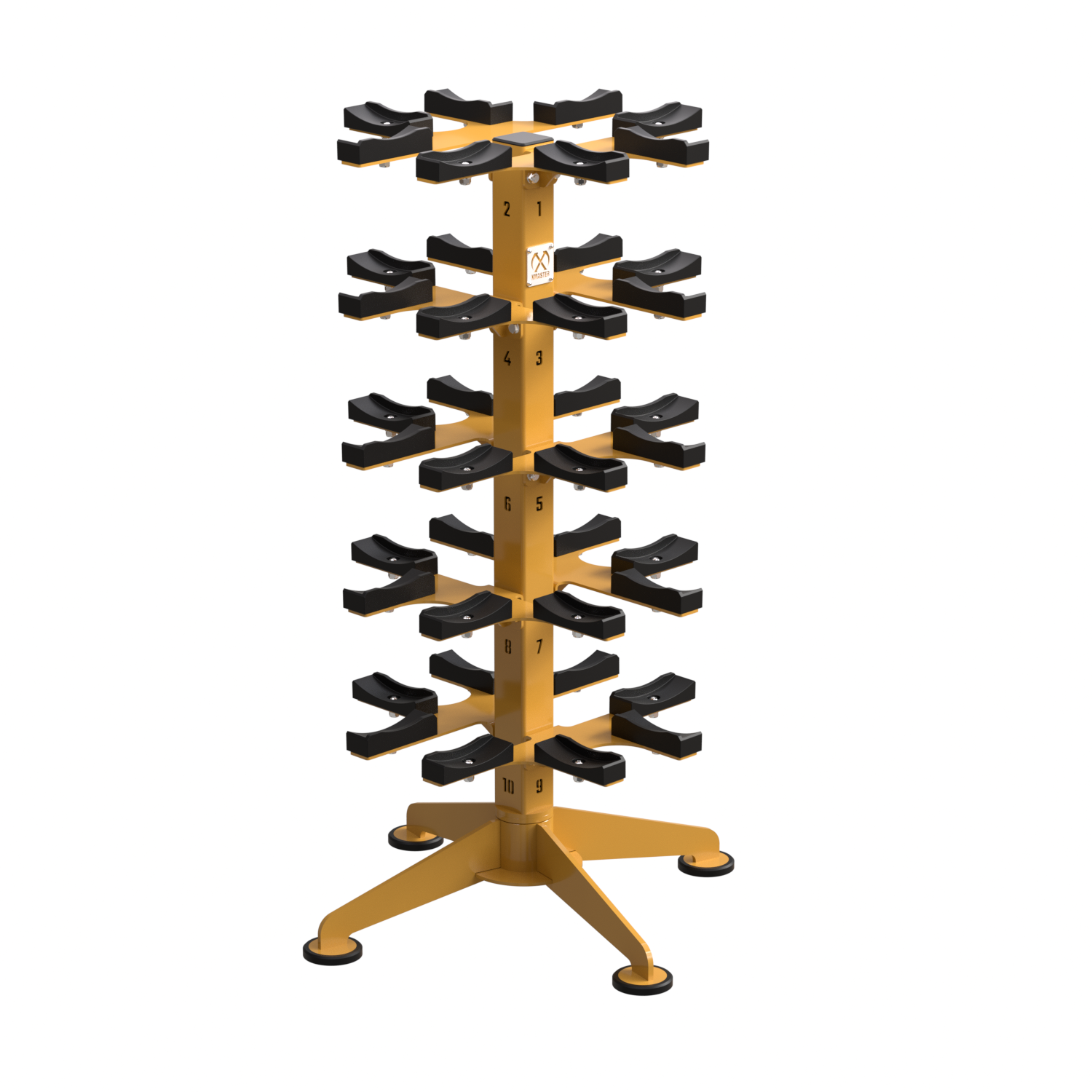 360° Rotating Dumbbell Tower