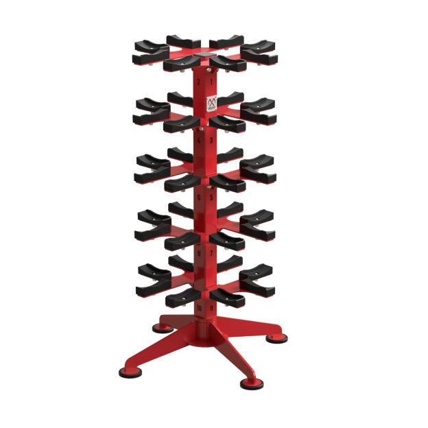 360° Rotating Dumbbell Tower