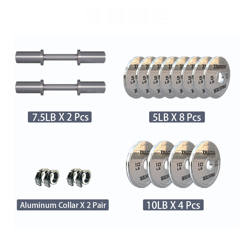 Loadable Dumbbell Kettlebell Set