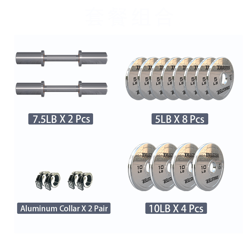 Loadable Dumbbell Kettlebell Set