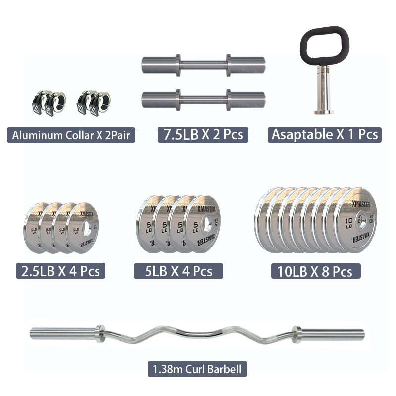 Loadable Dumbbell Kettlebell Set