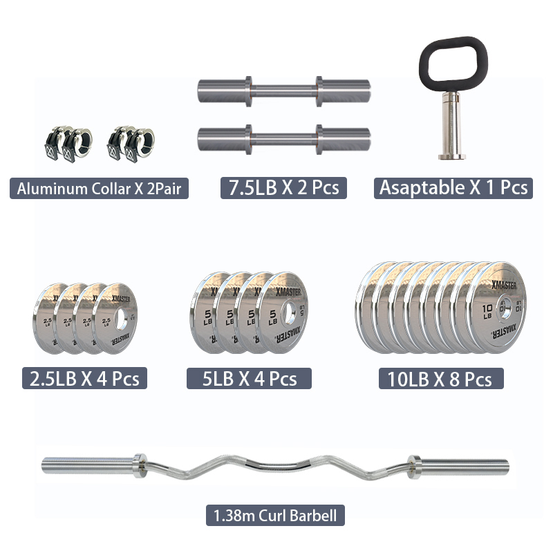 Loadable Dumbbell Kettlebell Set