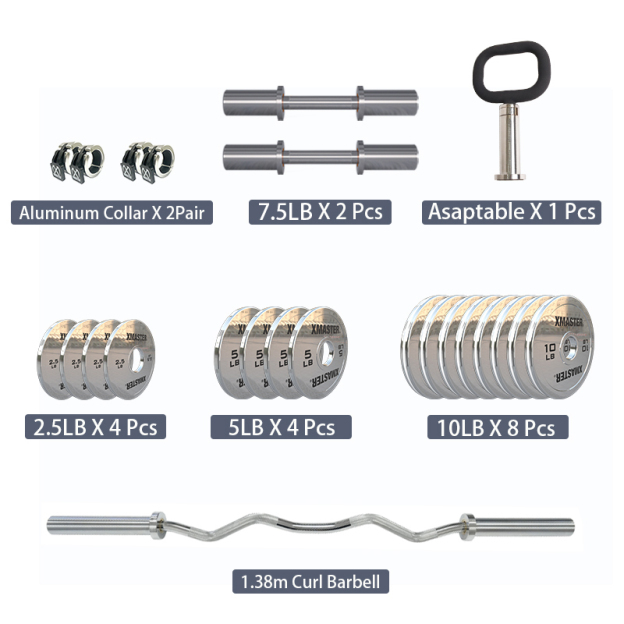 Loadable Dumbbell Kettlebell Set