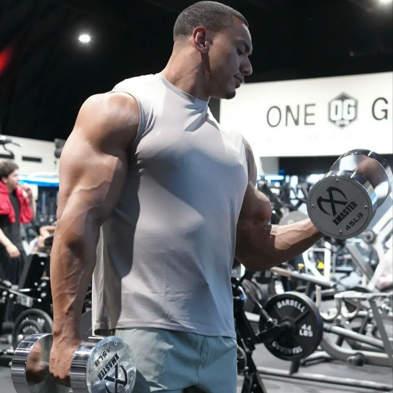 Chrome Fixed Steel Dumbbells (set)