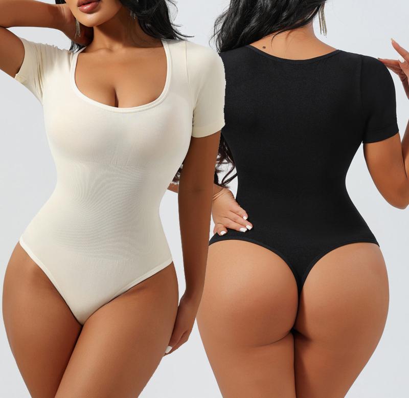 Square Neck Slim Bodysuit