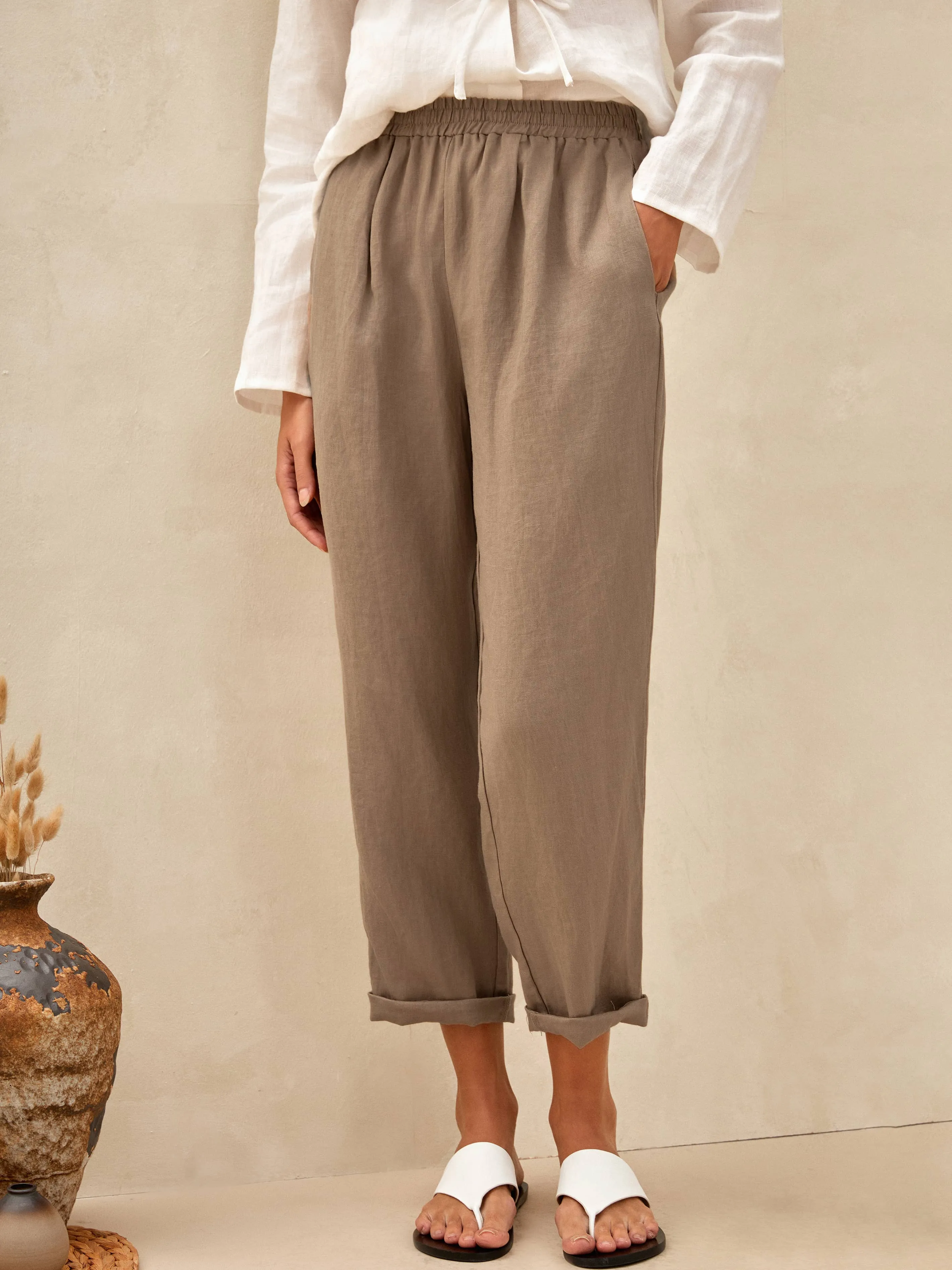 Women's Linen Bottoms  Chic Pants & Skirts for Every Style – LINTICO