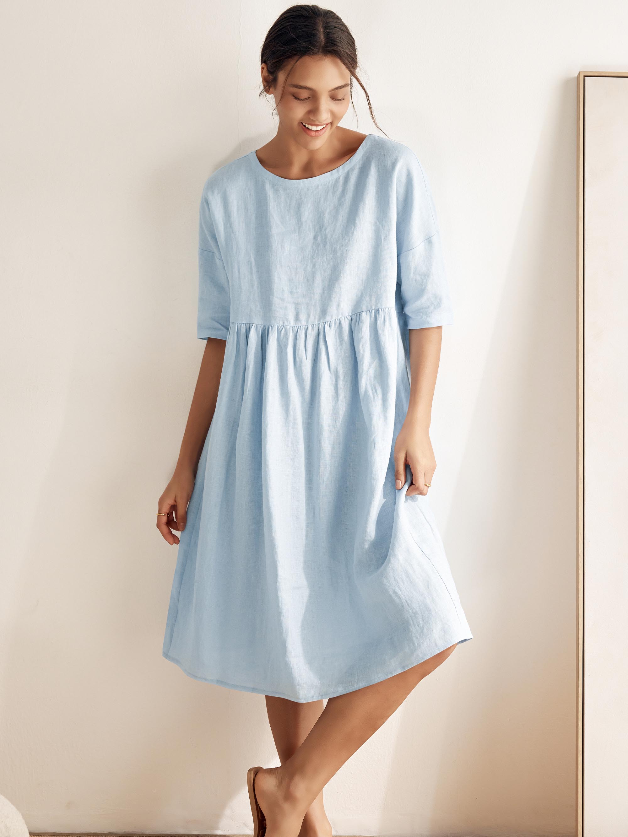 Casual linen dress online