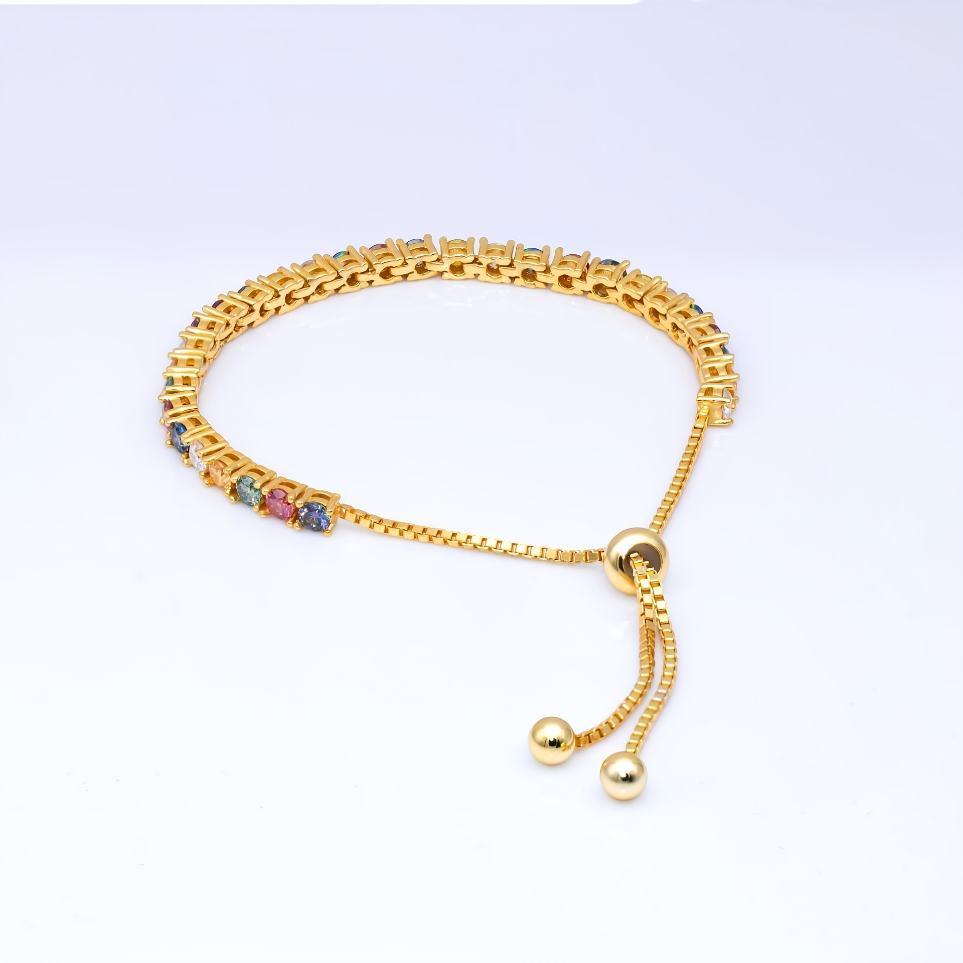 Brățară de tenis Moissanite 11CT Placat cu aur de 18K Argint 925 tăiat rotund D Culoare VVS1 Brățări clasice cu diamante Moissanite Pentru Femei Bărbați Fete Băieți