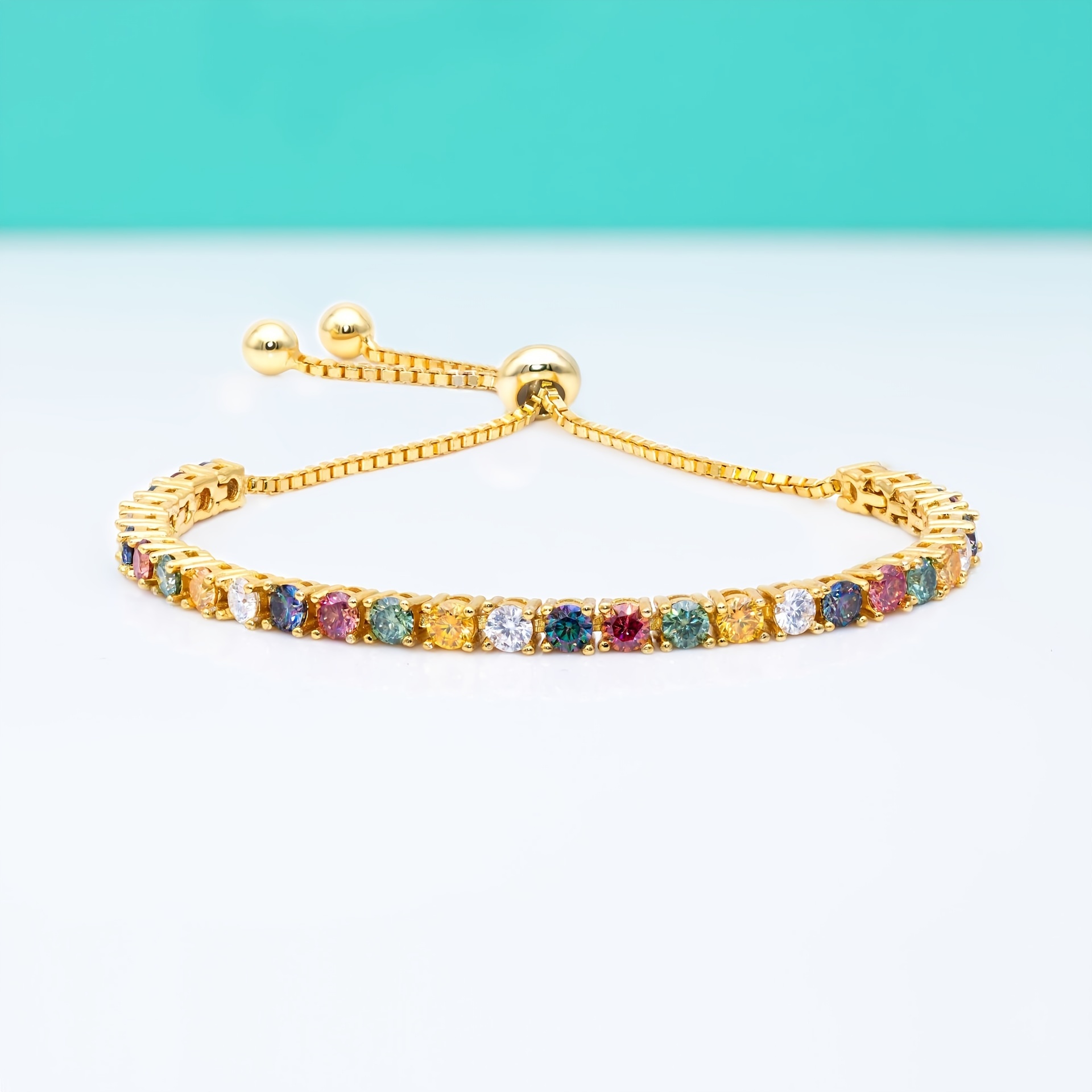 Brățară de tenis Moissanite 11CT Placat cu aur de 18K Argint 925 tăiat rotund D Culoare VVS1 Brățări clasice cu diamante Moissanite Pentru Femei Bărbați Fete Băieți
