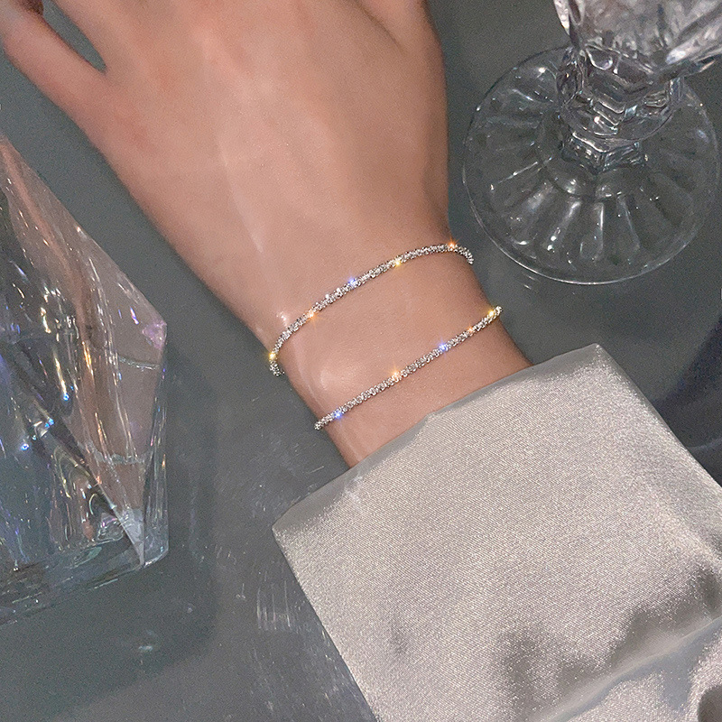 🔥 Colier cu lanț de claviculă din argint sterling 2024, noul lanț versatil din argint sterling