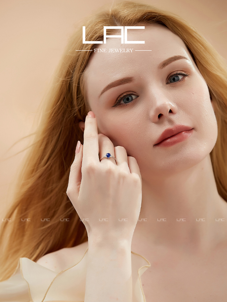 Inel din argint 925 cu safir