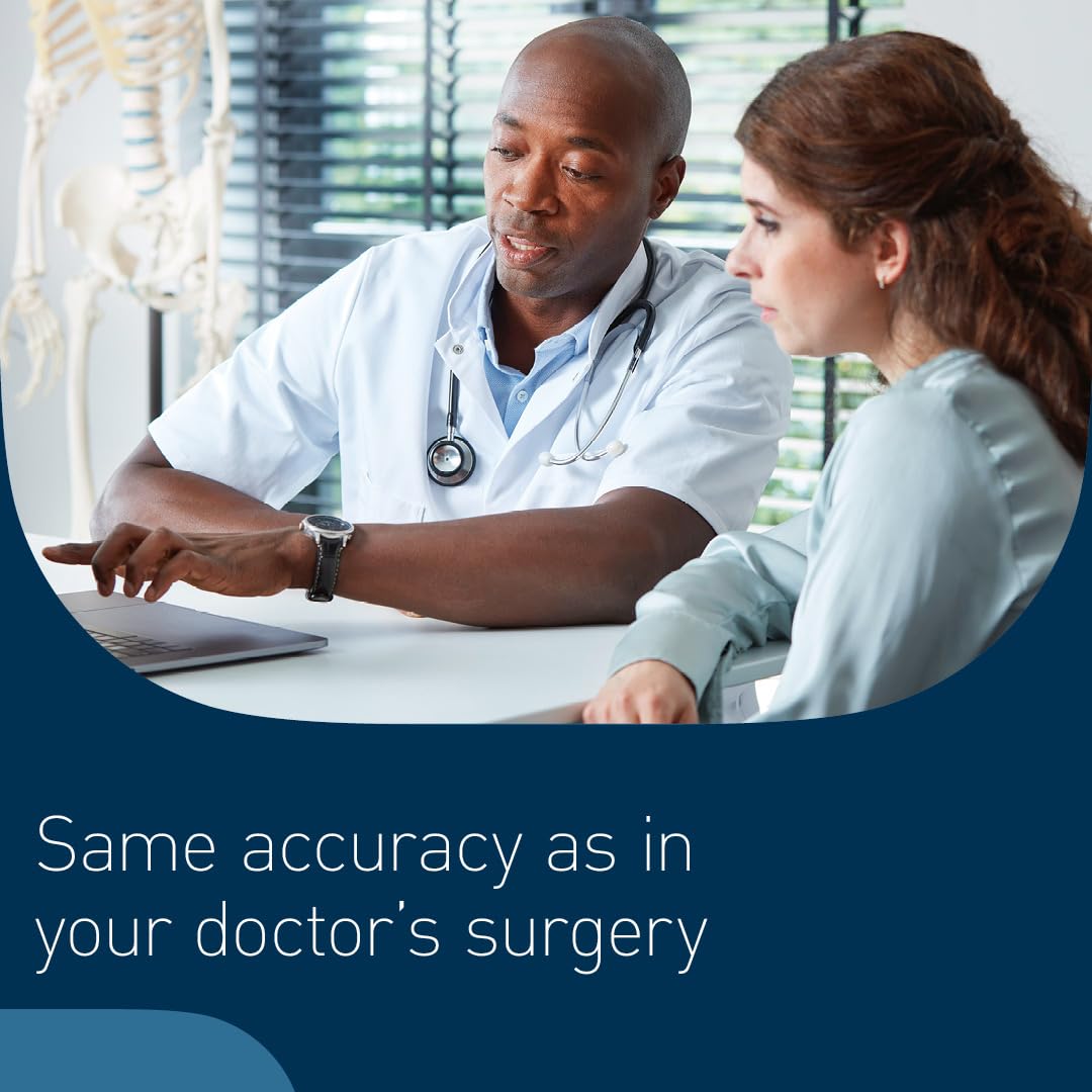 Inteligentny automatyczny ciśnieniomierz OMRON X4, klinicznie sprawdzony pod kątem stosowania u diabetyków lub kobiet w ciąży, Bluetooth i bezpłatna aplikacja na smartfony z systemem iOS/Android z mankietem Intelli Wrap