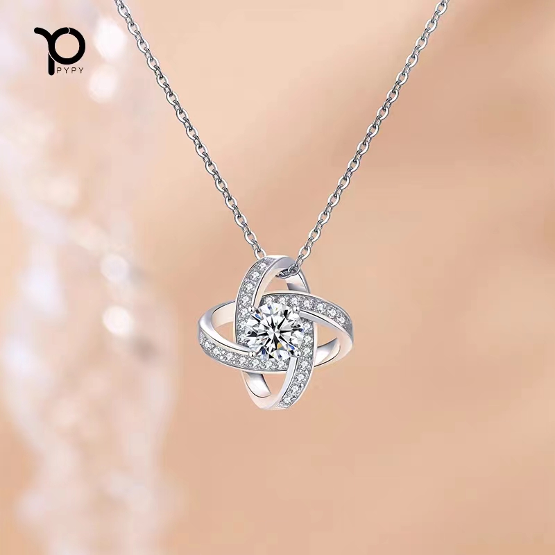 Náhrdelník z bieleho zlata - skutočná ruža - najlepší darček pre dievčatá, milenky, matky.