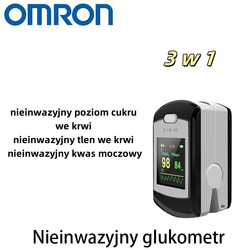 🔥Świąteczny rabat🔥😍Nieinwazyjny glukometr Omron (pomiar w 5 sekund / dokładność 99%)