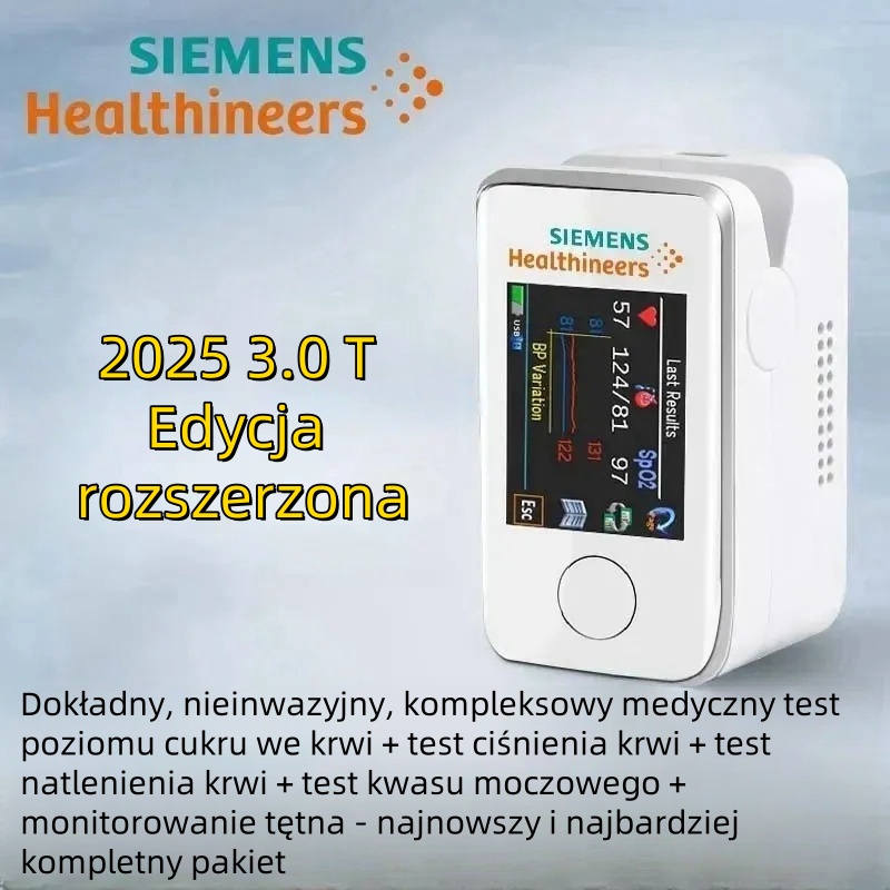 🌈Innowacja technologiczna w badaniach medycznych w 2025 roku: przenośny, bezbolesny i nieinwazyjny glukometr firmy Siemens, dzięki któremu monitorowanie poziomu cukru we krwi nigdy nie było tak proste!
