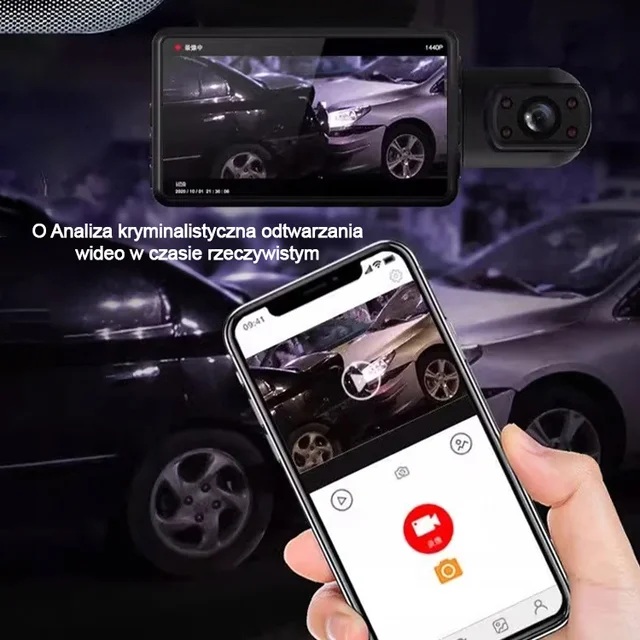 HFH – trzypłytowy rejestrator jazdy w wysokiej rozdzielczości