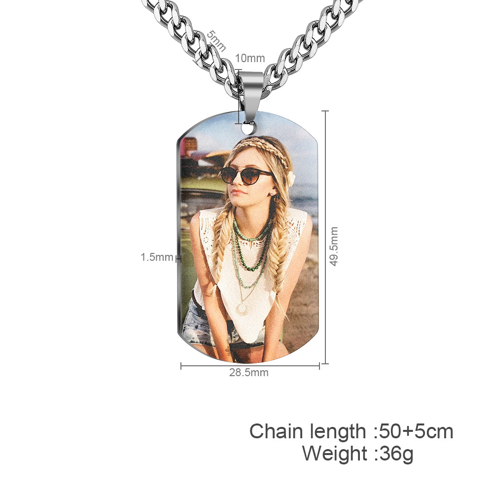 Colier Gravat Colier Foto Personalizat