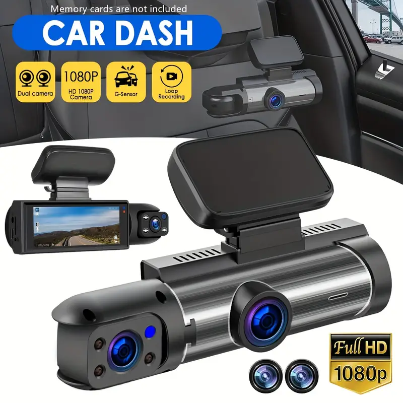 dash cam 3 16 inch black box car night vision dvr vehicle mirror video camera recorder dash cam front built in camera sensor hd night vision car dvr details 1