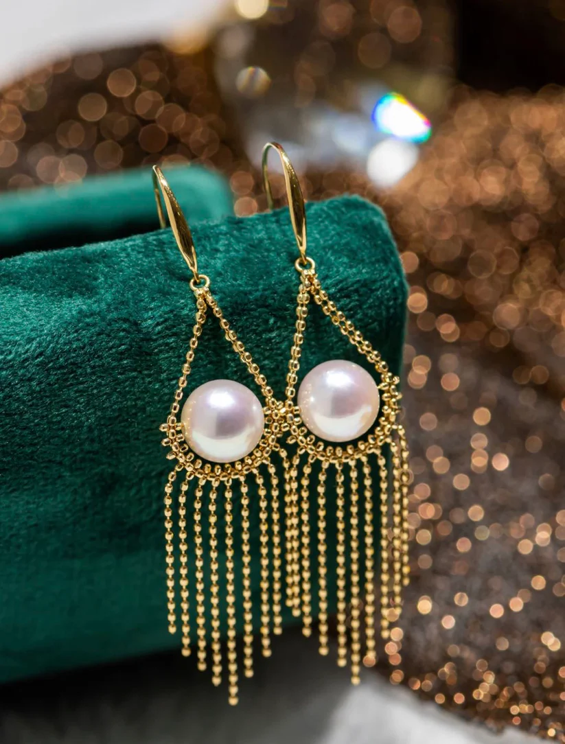 💖📿Duży rabat🎁Naszyjnik z pereł słodkowodnych, pozłacany