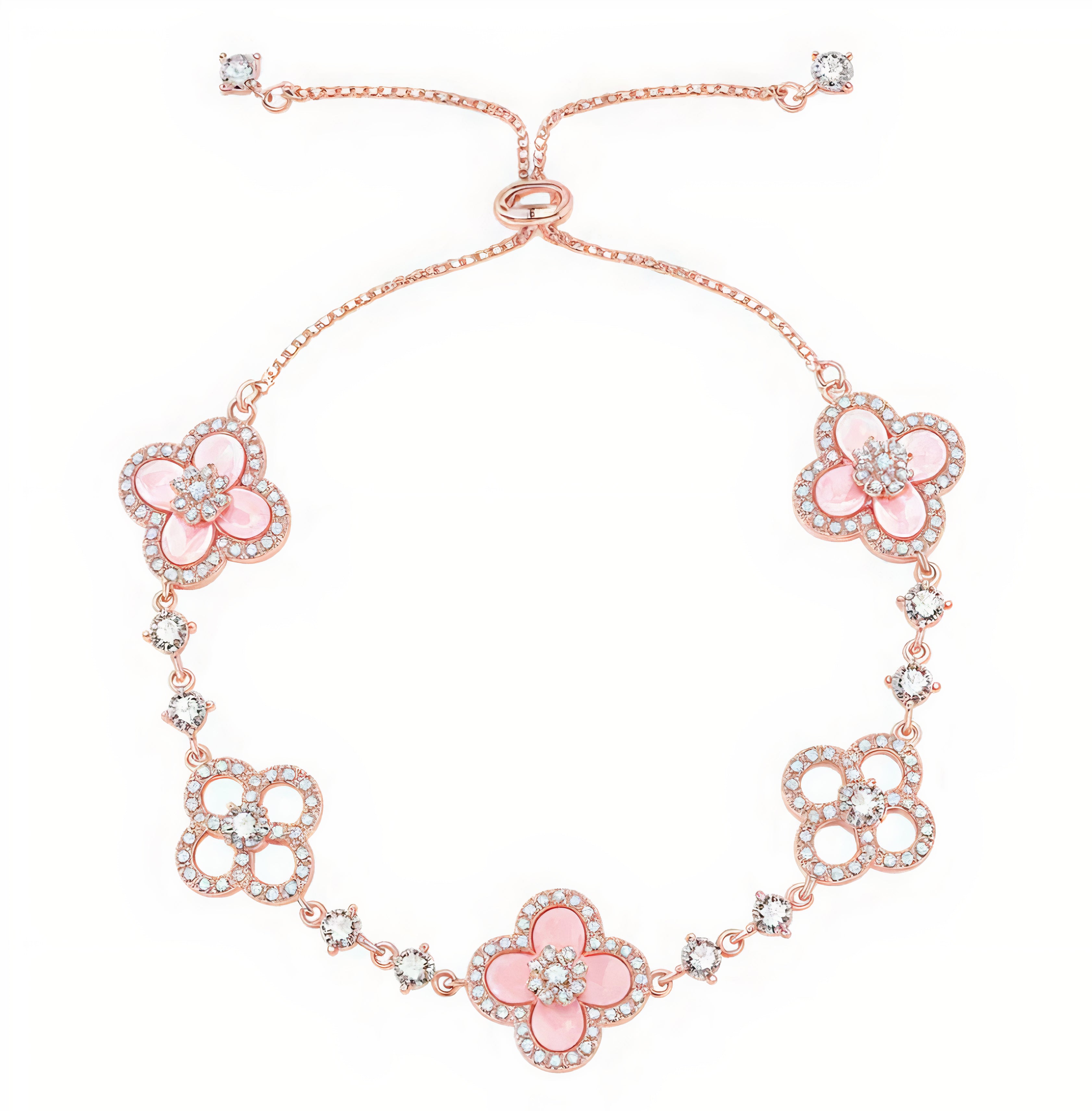 Twinkglo™ Luxe Clover Motif Bracelet