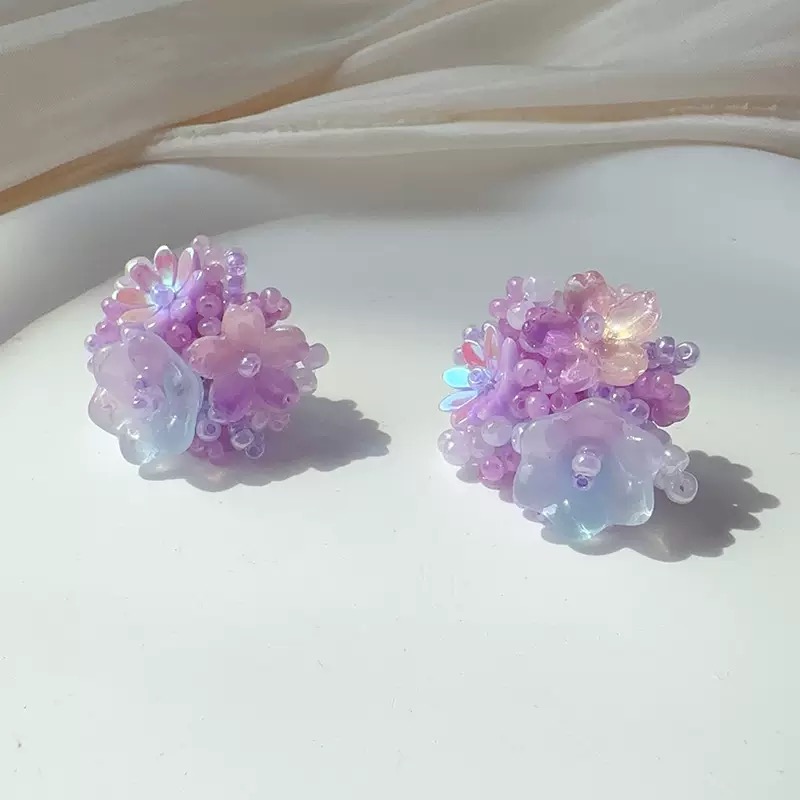 Twinkglo™ Handmade Ethereal Blossom Earrings