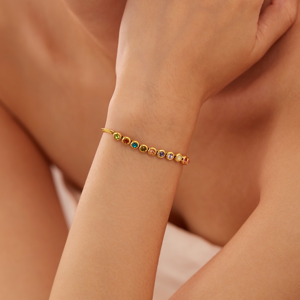 Twinkglo™ Colored Bracelet Zircon