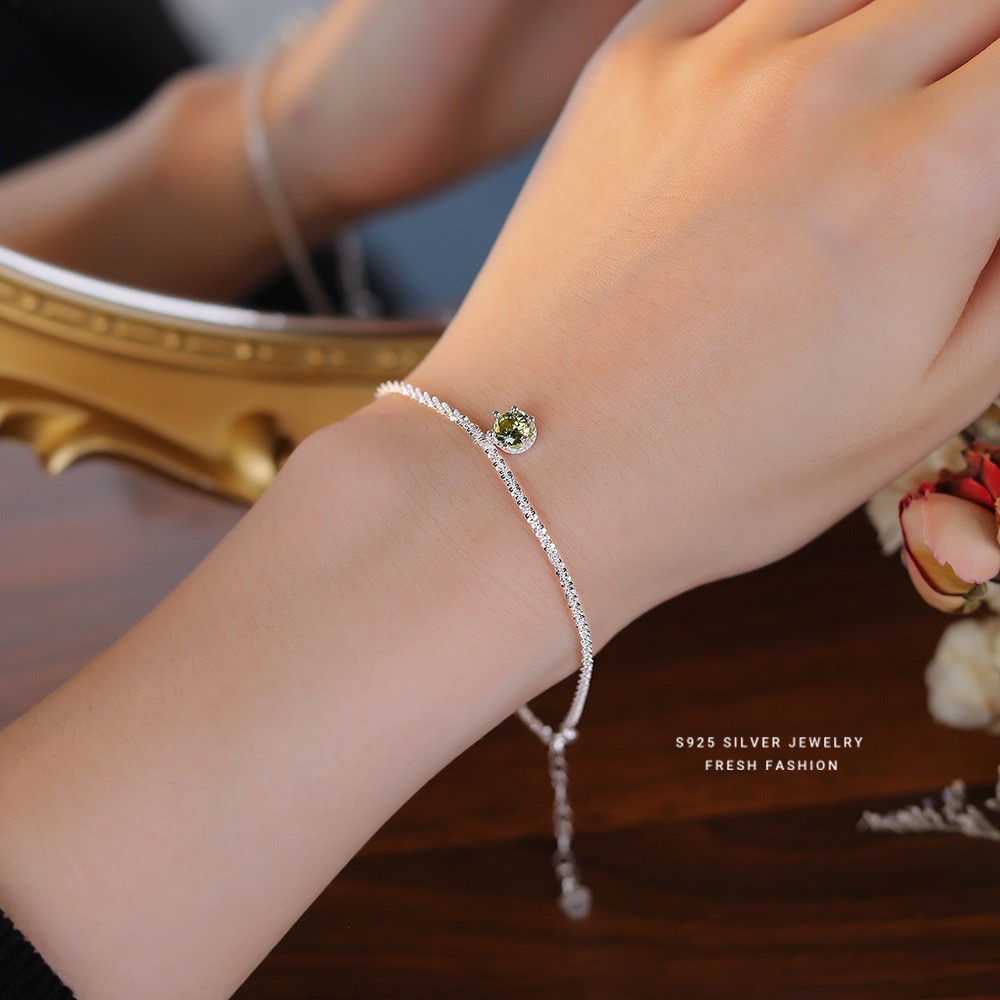 Twinkglo™ Starry Sky Green Zircon Bracelet Necklace